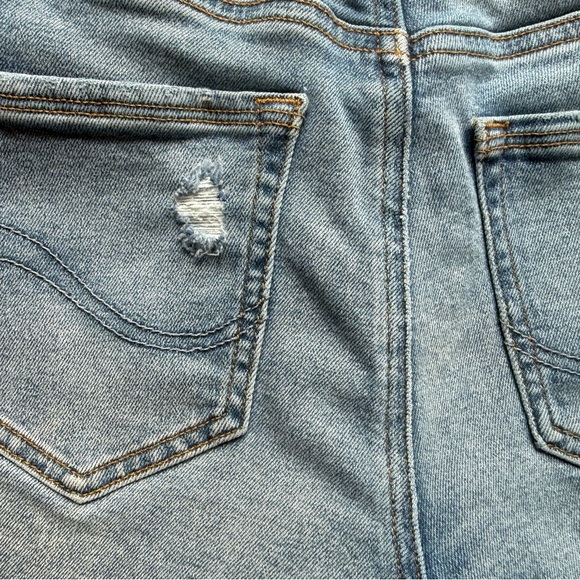 Sanctuary Light Blue Distressed Jean Shorts - Picture 3 of 5